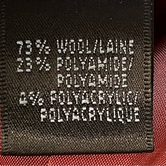 Lafayette 148 New York Brick Red Wool Tweed Iridescent Crop Jacket NWOT Size 2 - Picture 10 of 12